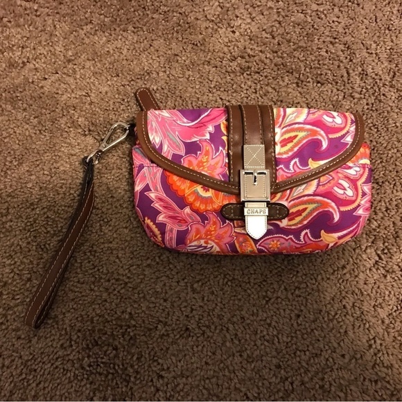 Chaps Floral Wristlet - Picture 1 of 7